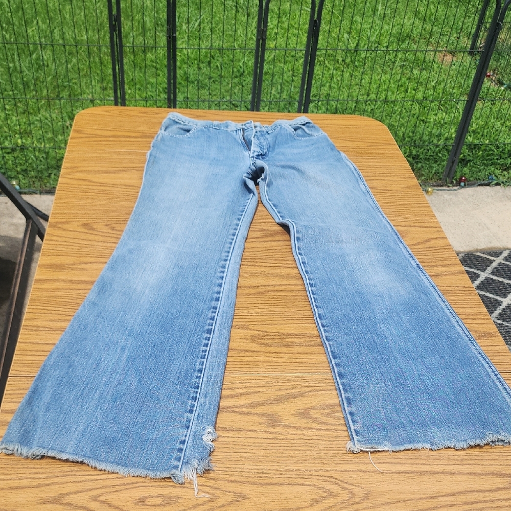 Vintage 70s Maverick Jeans Women’s 9 | High Waist Flare Leg Talon Zip USA Made